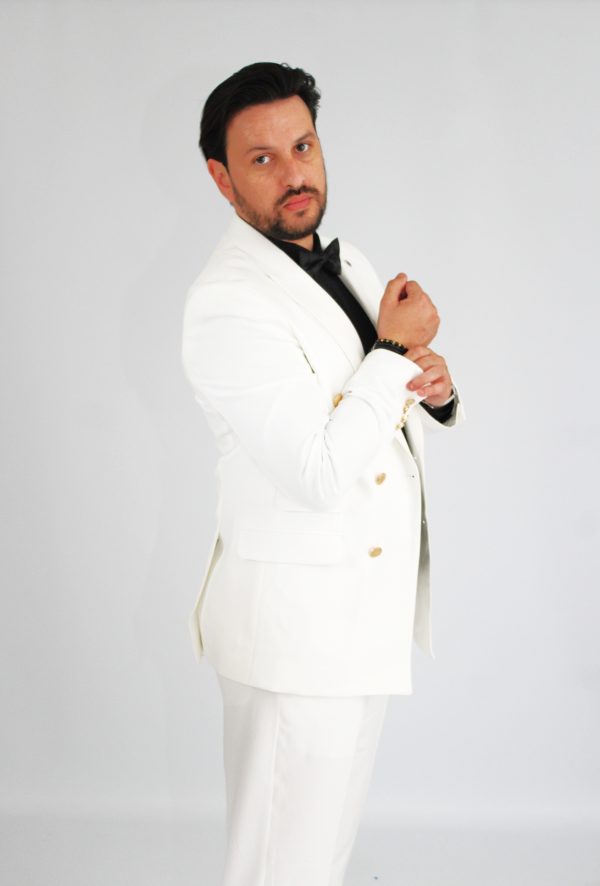 COSTUMES BLAZER BLANC